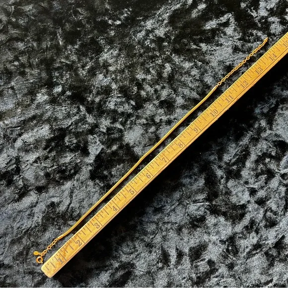 Vintage Premier Designs Gold‑Tone Round Woven Mesh Chain Choker - Picture 6 of 6